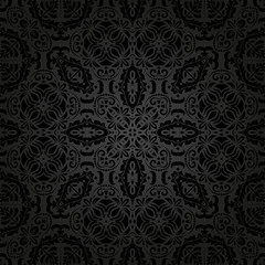 Orient Seamless Vector Pattern. Abstract Background