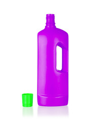 Plastic bottle cleaning-detergent