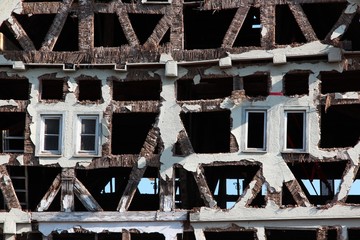 Fachwerk wird erneuert