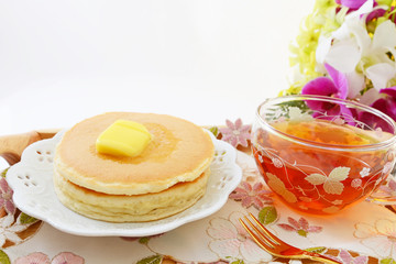 おいしそうなパンケーキ