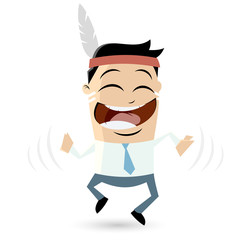 business indianer tanzen