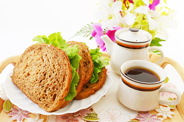 おいしそうなサンドイッチ