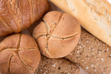 Different types of bread