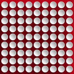 Circles on a Red Velvet Background