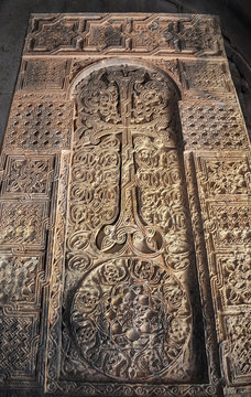 Armenian medieval cross stone