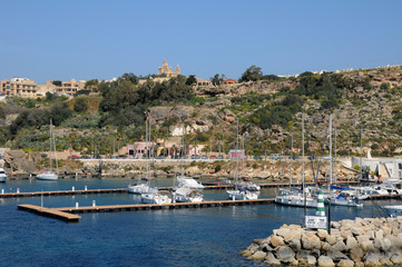 Fototapeta na wymiar Malta, the picturesque island of Gozo