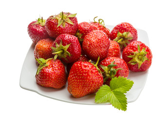 Strawberry in the bowl