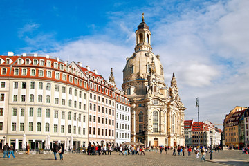 Fototapeta na wymiar Neumarkt Dresden