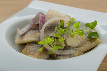 Sliced herring