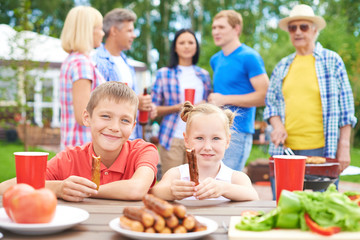 Big family on vacations
