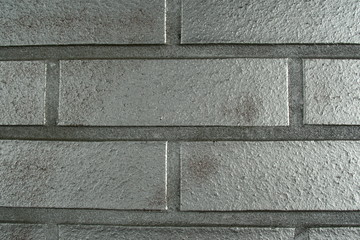 Bemalte Ziegelwand
