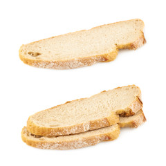 Sliced piece of bread