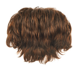 Hair wig isolated