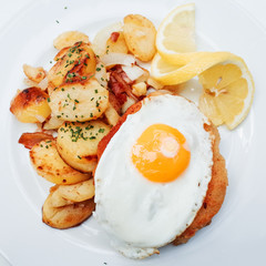 Egg and fries