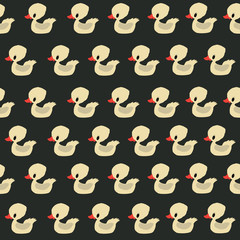 Seamless duck pattern