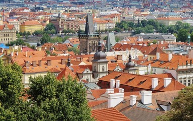 Fototapeta premium Prag, Blick vom Hradschin