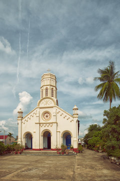 old catholic cathedral in Savannakhet