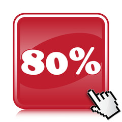80 PERCENT ICON