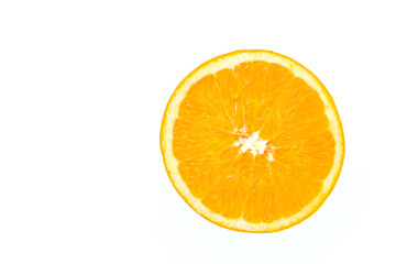 Orange isolated on white