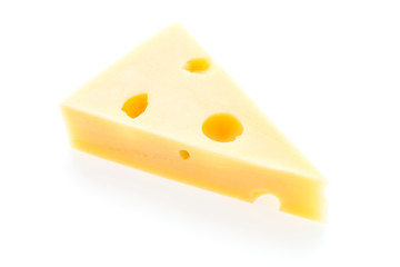 Cheese isolated on white