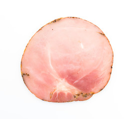 Ham isolated on white
