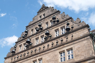 Fototapeta na wymiar Town hall of Hamelin, Germany