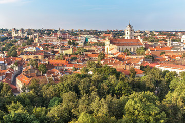 Fototapeta premium Vilnius - Altstadt Panorama
