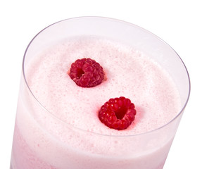 Raspberry milkshake