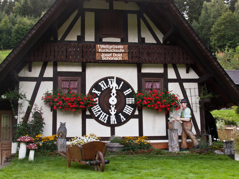 Clock House in Bavaria, Germany
