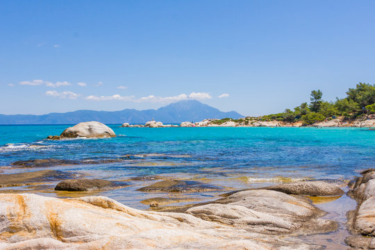 beautiful beach in Greece