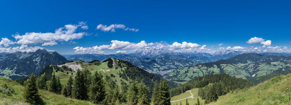 Panorama Hochk&ouml;nig und Hagengebirge