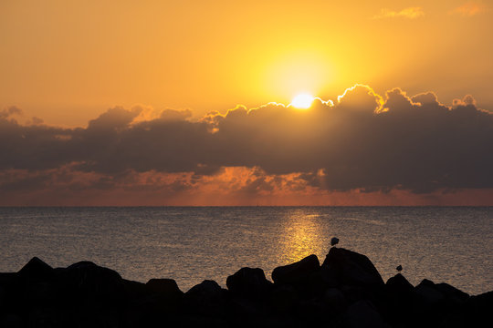 Sonnenaufgang In Schilksee