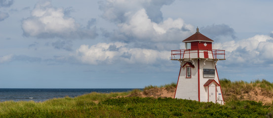Panorama of Covehead Lighthouse in Stanhope