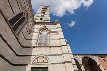 Siena Duomo, Tuscany. Front View.