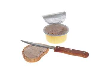 Pate in open can