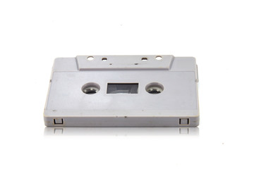 Fototapeta premium cassette tape isolated on white background with clipping path