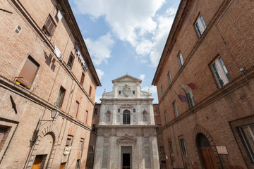 Chiesa di Santa Chiara del Refugio. Siena, Italy