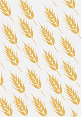 Background with ear of wheat