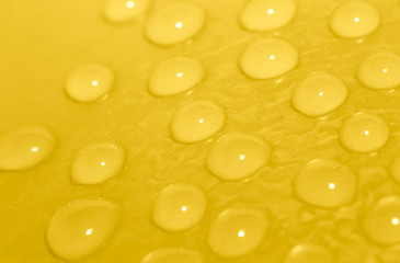 golden drops of water