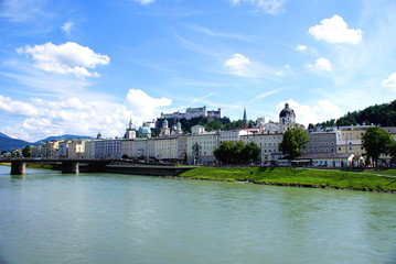 Summer view of Salzburg ,Austria