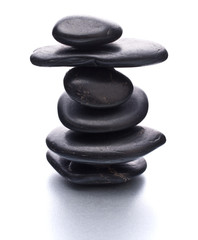 Zen pebbles balance. Spa and healthcare concept.