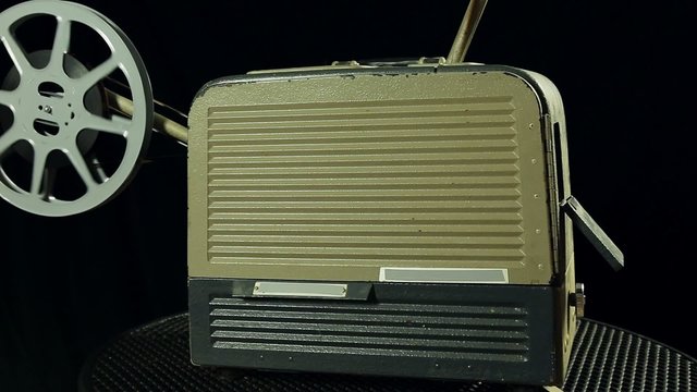 Filmprojektor Seitenansicht