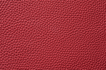 Closeup of seamless red leather texture