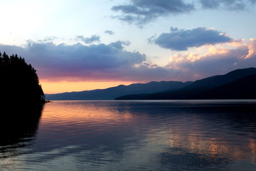Naklejka premium Sunset