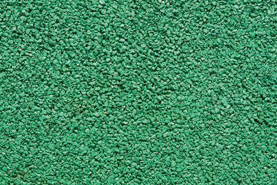 Green rubber mat