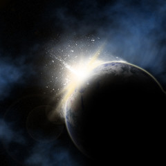 3D space background