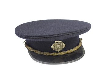 Historical Czechoslovakian fire-fighter cap, full dress uniform