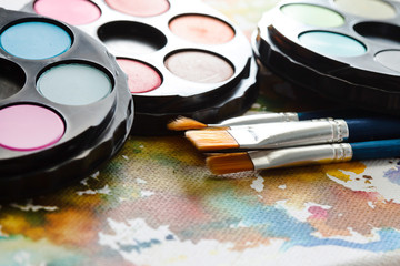 watercolor paints