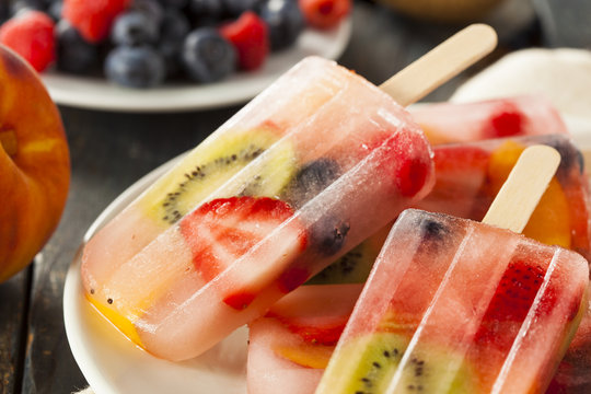 Healthy Whole Fruit Popsicles