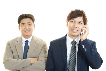 笑顔のビジネスマン